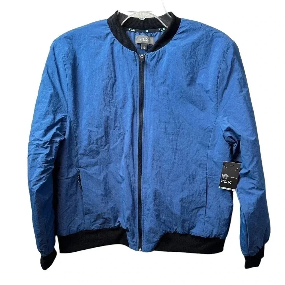 NWT’S. FLX Mens Large Lightweight‎ Bomber City Jacket.